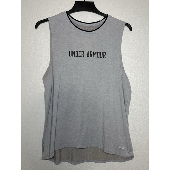 Under Armour Other - Under Armour Lightweight Celliant Sleeveless Tank Top Gray Size M workout shirt